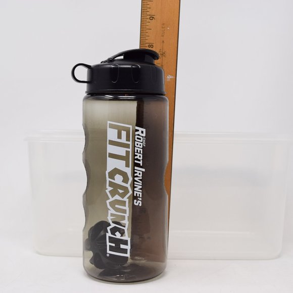 Robert Irvine Fit Crunch Cinch Sack Backpack Sports Shake Bottle Mixing Ball New - Picture 11 of 13